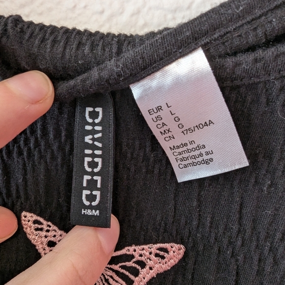 H&M Butterfly smocked mini dress - Picture 4 of 4